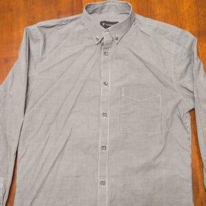 Zanerobe Men's Black and White Checkered Shirt